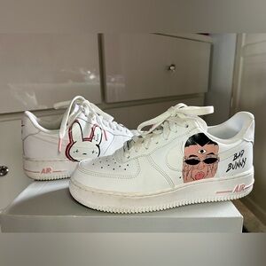 🎀 CUSTOM BAD BUNNY AIR FORCES 🎀